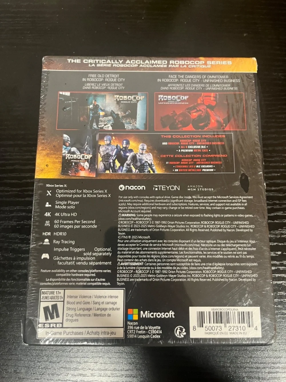 Robocop Rogue City Collection and Steelbook - Xbox Series X - Brand New